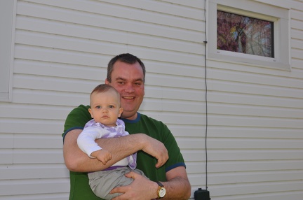 Greta and Uncle Brad in the Backyard5